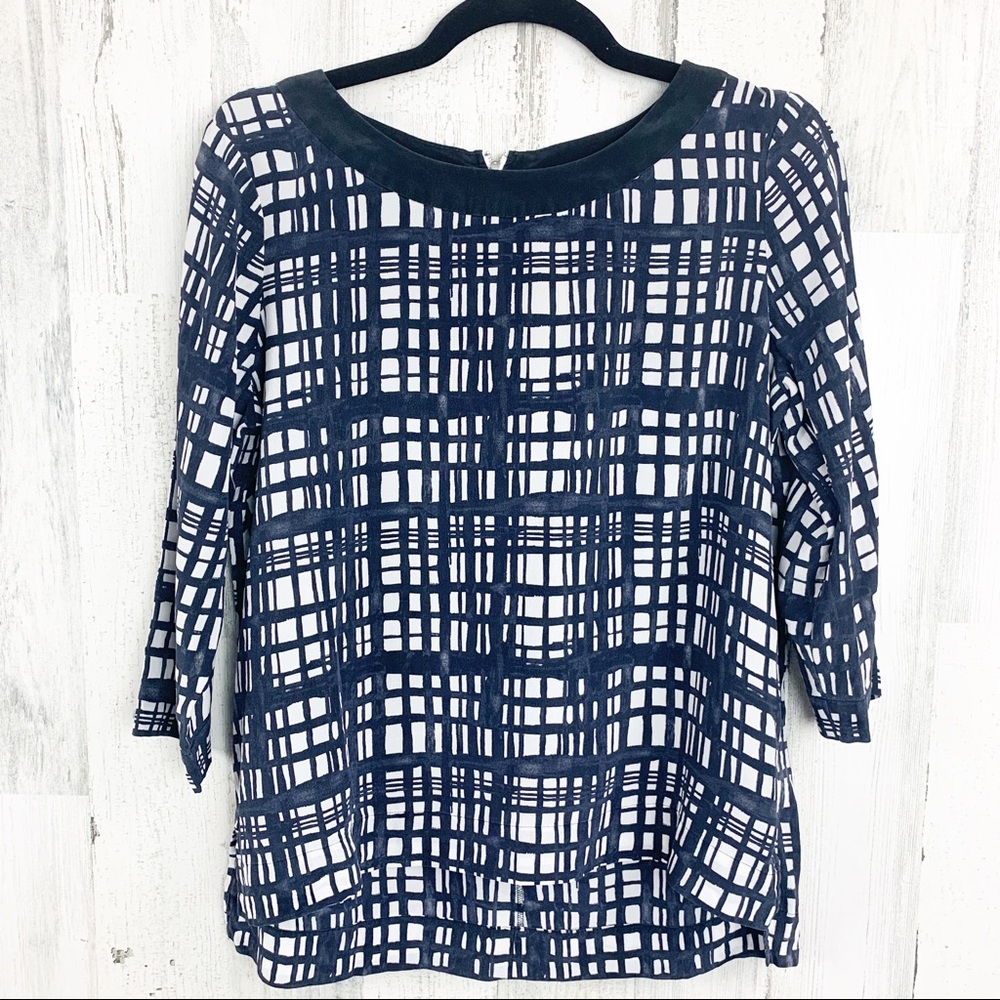 Madewell brushstroke silk retrospect top - Picture 3 of 7